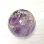 アメジストエレスチャルのスフィア（丸玉） - ヒーリンググッズと